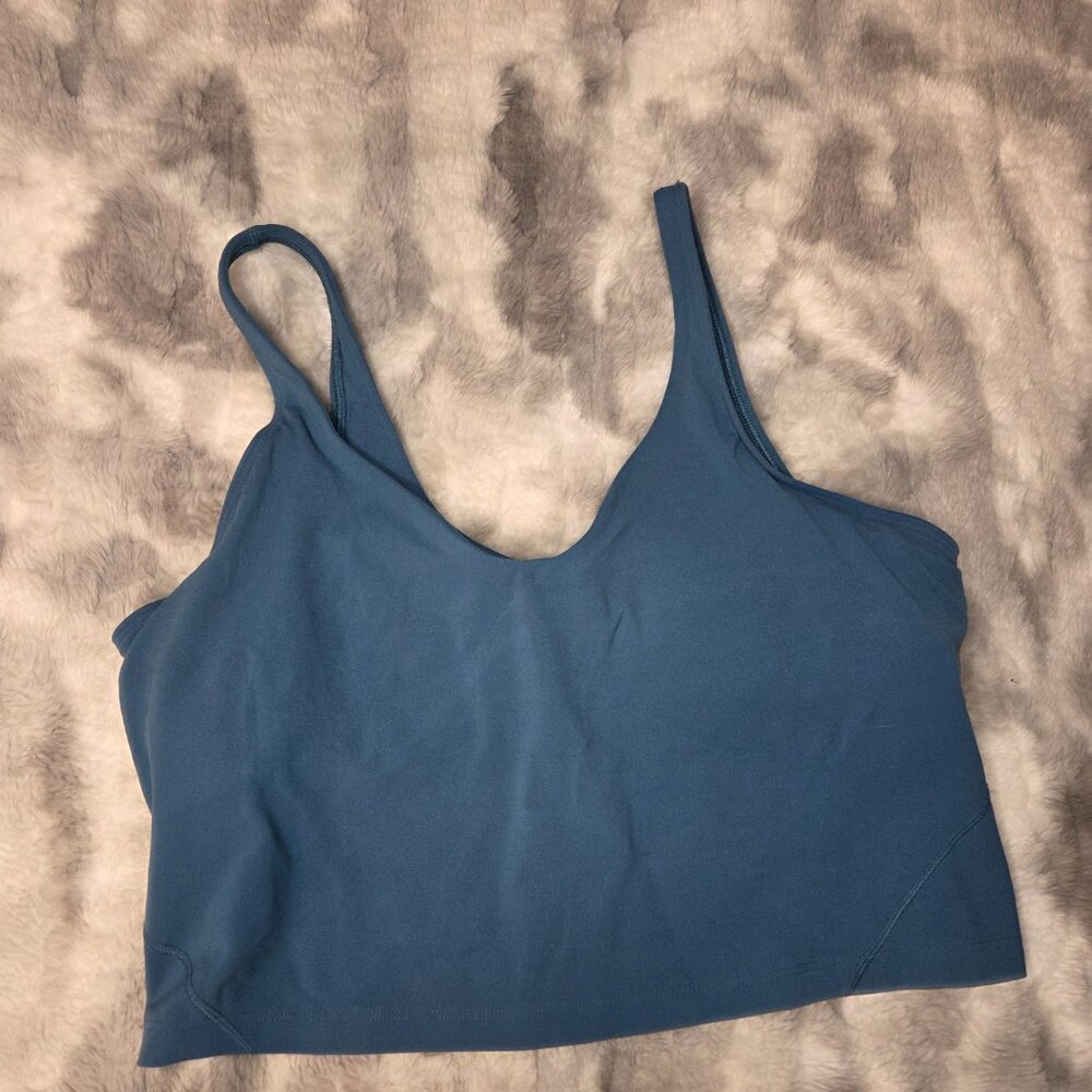 lululemon align tank iron blue